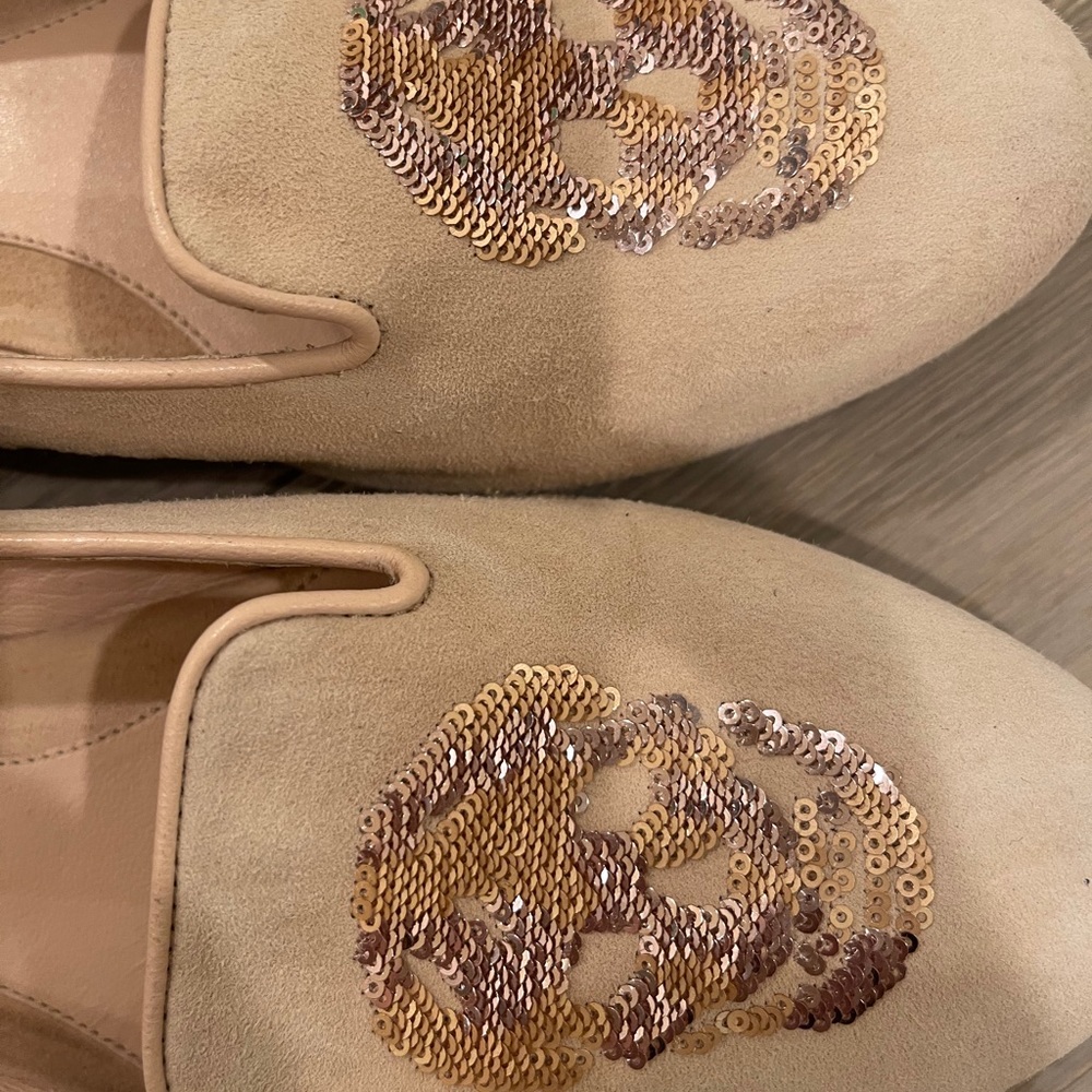 Beautiful Alexander McQueen suede flats